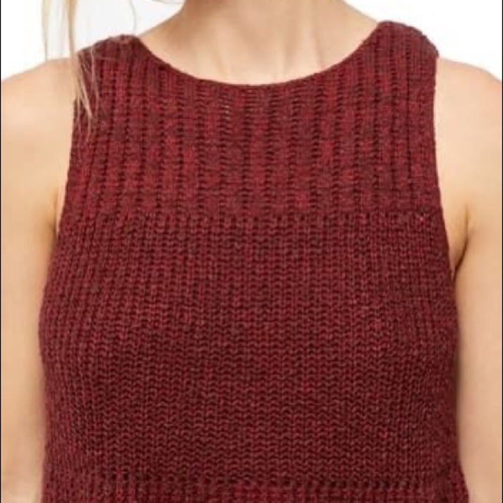 NEW FREE PEOPLE Sleeveless Sweater Dress - Picture 5 of 5